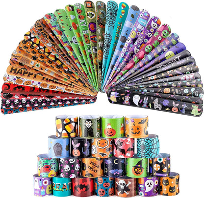 Halloween Slap Bracelets (72-Pack)