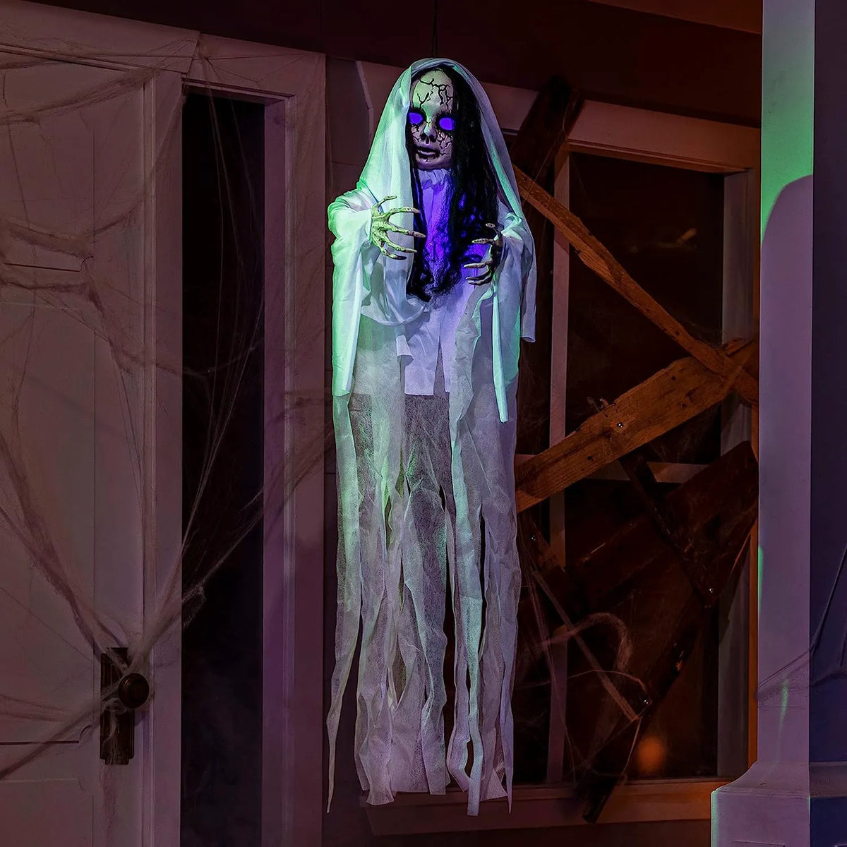 43-Inch Ghost Girl with Light-Up Head