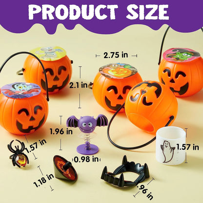 Prepack Novelty Toy Set with Pumpkin Bucket