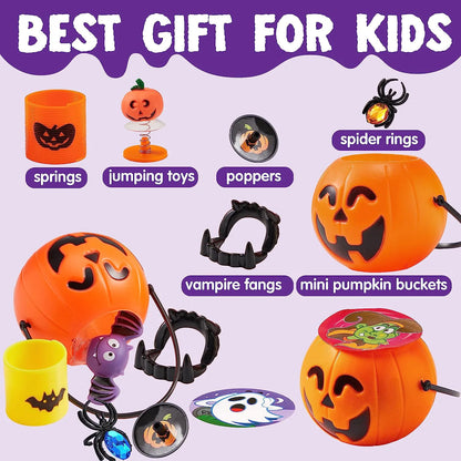 Prepack Novelty Toy Set with Pumpkin Bucket