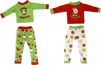 Ugly Christmas Sweater for Elf Doll