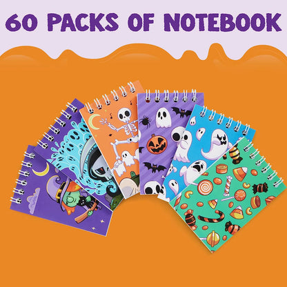 Halloween Spooky Notepad Set (60 Pack)