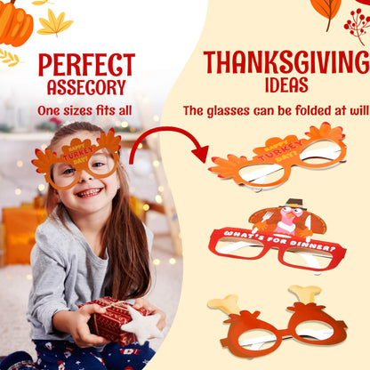 JOYIN Thanksgiving Glass Frames (24 Pack)