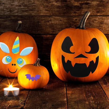 15 Pack Foam Pumpkin Stickers