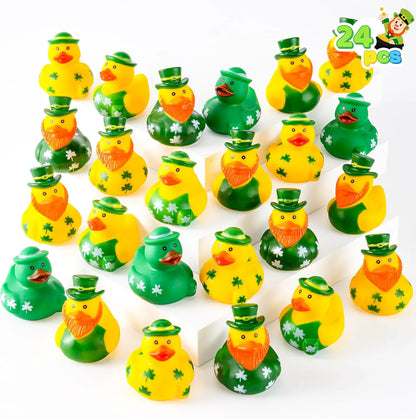 24 St. Patrick's Day Rubber Ducks