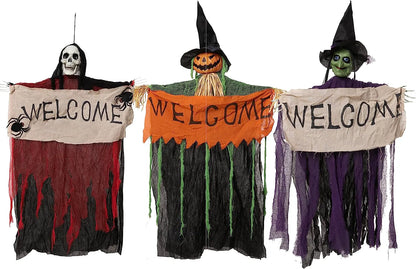 Hanging Decor with Welcome Banner