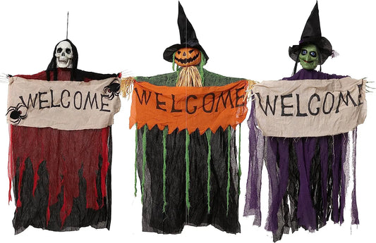 Hanging Decor with Welcome Banner