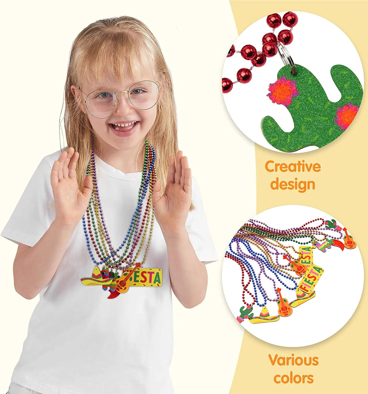 24-Pack Cinco de Mayo Beaded Necklaces