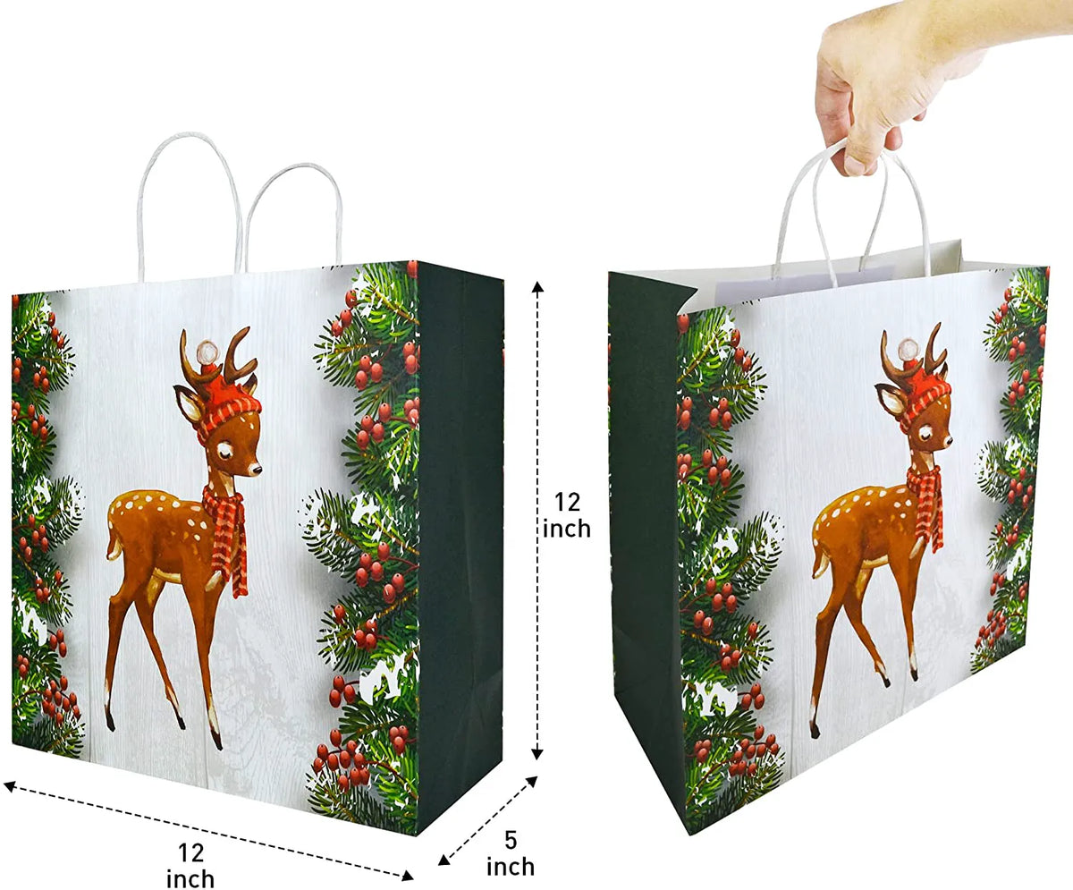 Christmas Shopping Bags - 36 Pack