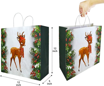 Christmas Shopping Bags - 36 Pack
