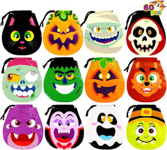 Big Head Drawstring Goody Bags, 60-Pack