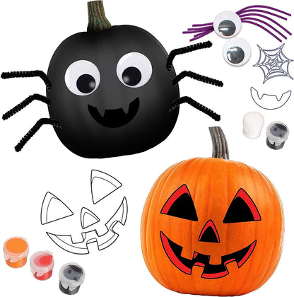 KLEVER KITS Coloring Pumpkins with 8 Characters
