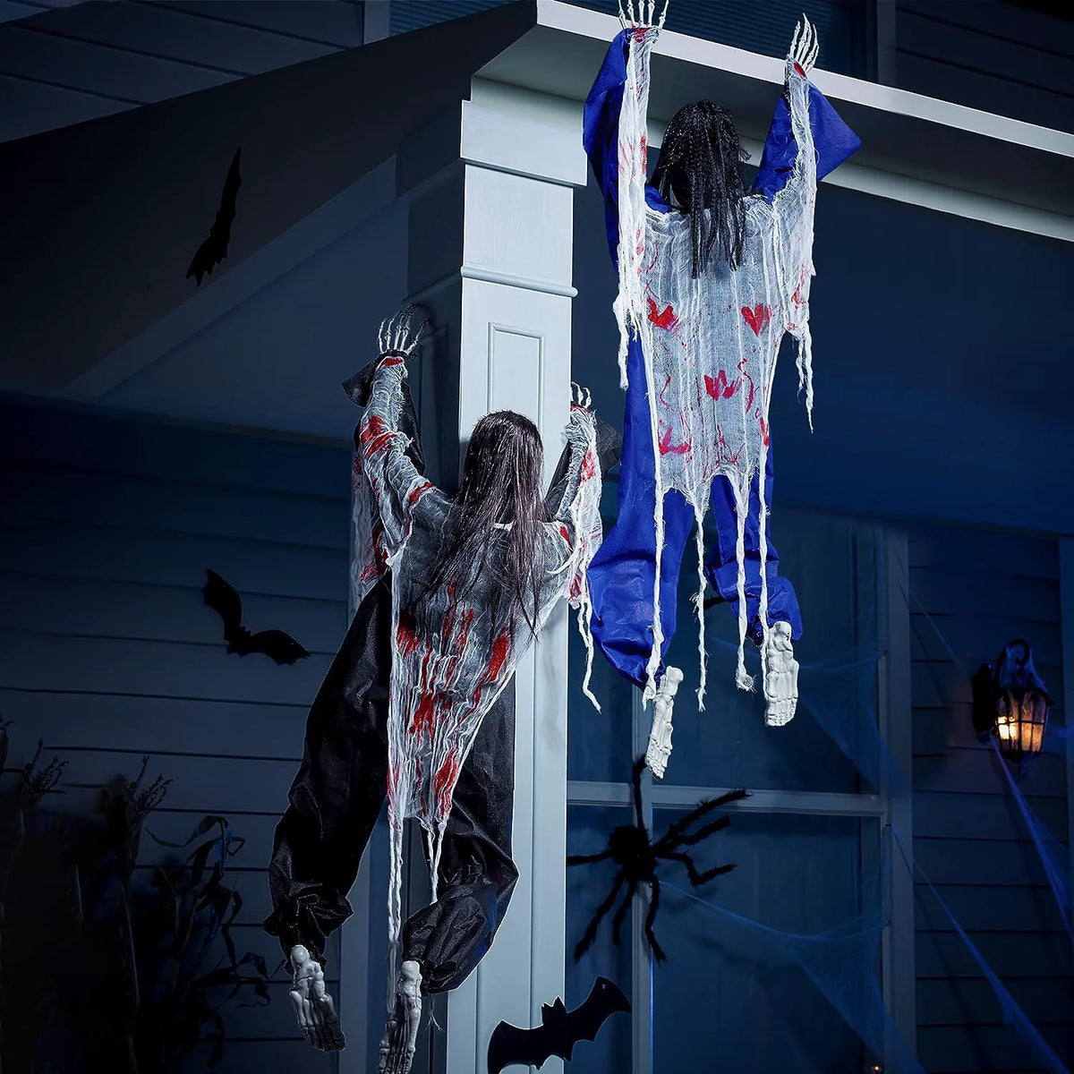 Joyin 2-Pack 47-Inch Halloween Climbing Zombies Wall Decoration