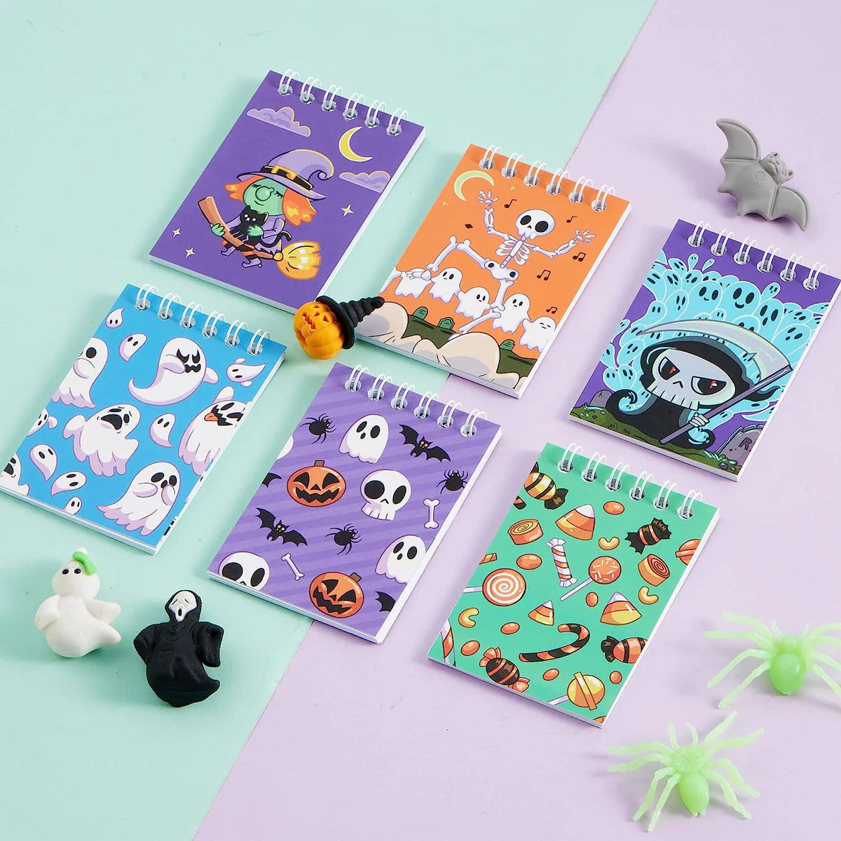 Halloween Pencil, Ruler & Notepad Set (24-Pack)