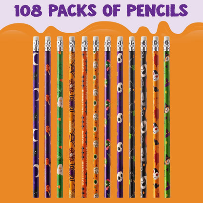 108 Halloween Pencils