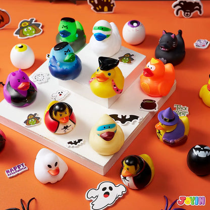 18-Pack Halloween Novelty Rubber Ducks