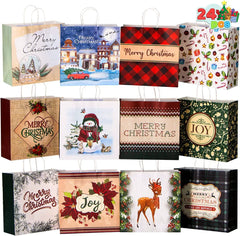Christmas Shopping Bags - 36 Pack