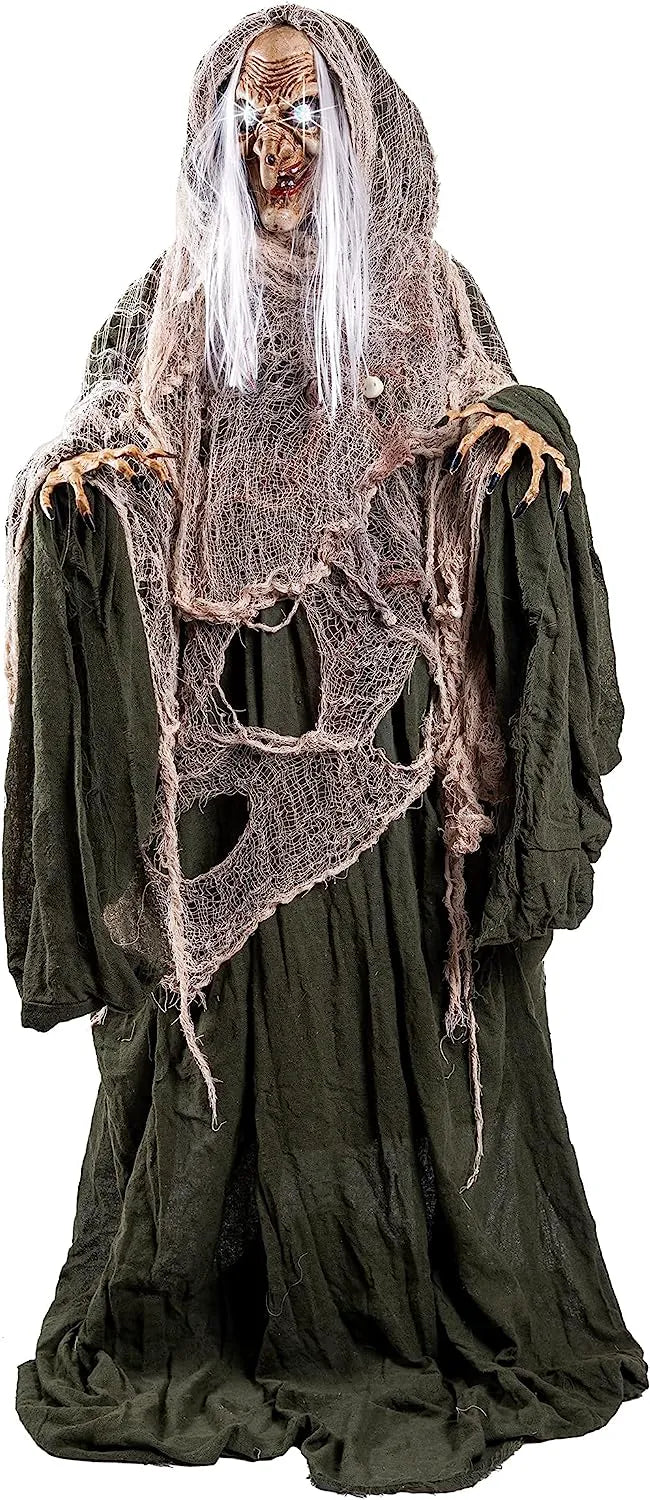 68-Inch Animated Witch Decoration