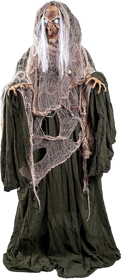 68-Inch Animated Witch Decoration