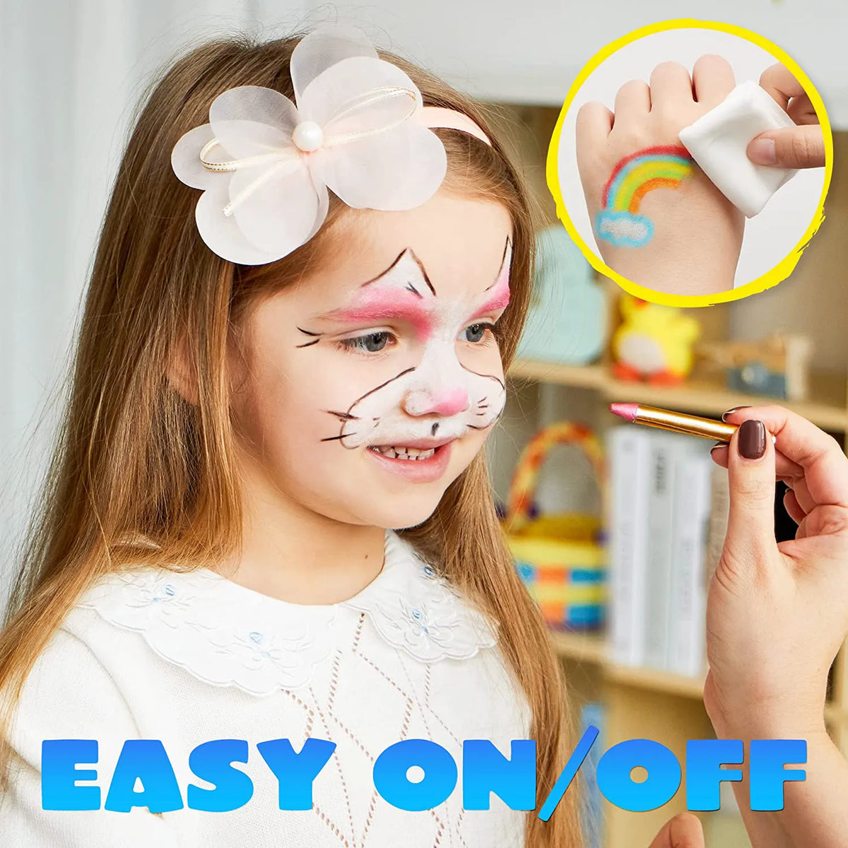 42-Piece Face and Body Paint Crayons