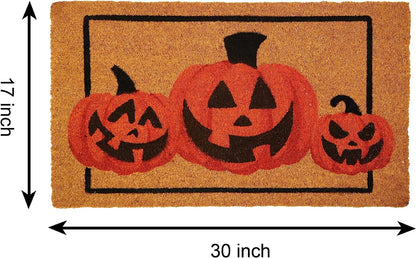Pumpkin Patterned Doormat