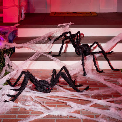 Halloween Hairy Spiders (2-Pack)