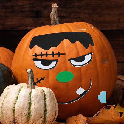 15 Pack Foam Pumpkin Stickers