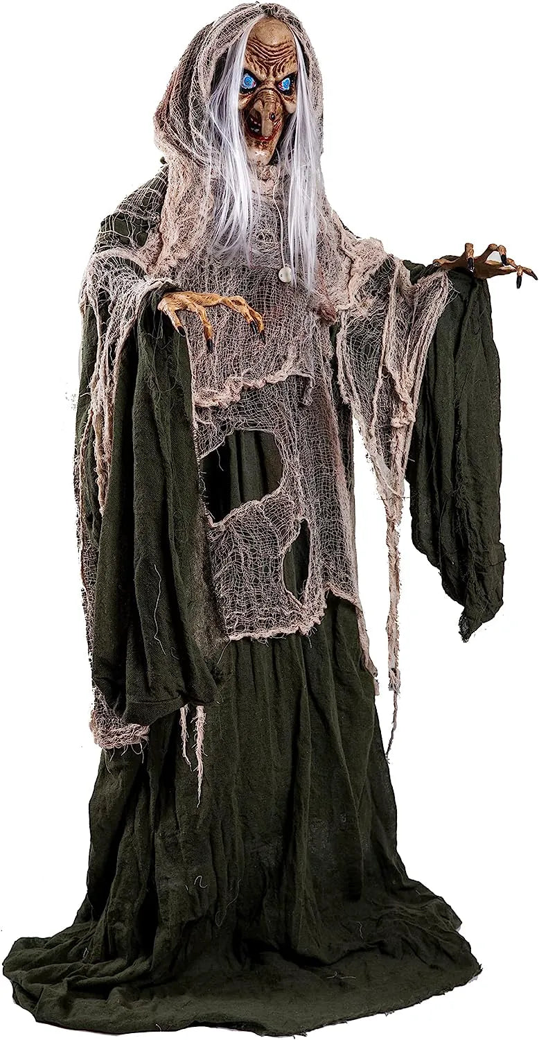 68-Inch Animated Witch Decoration