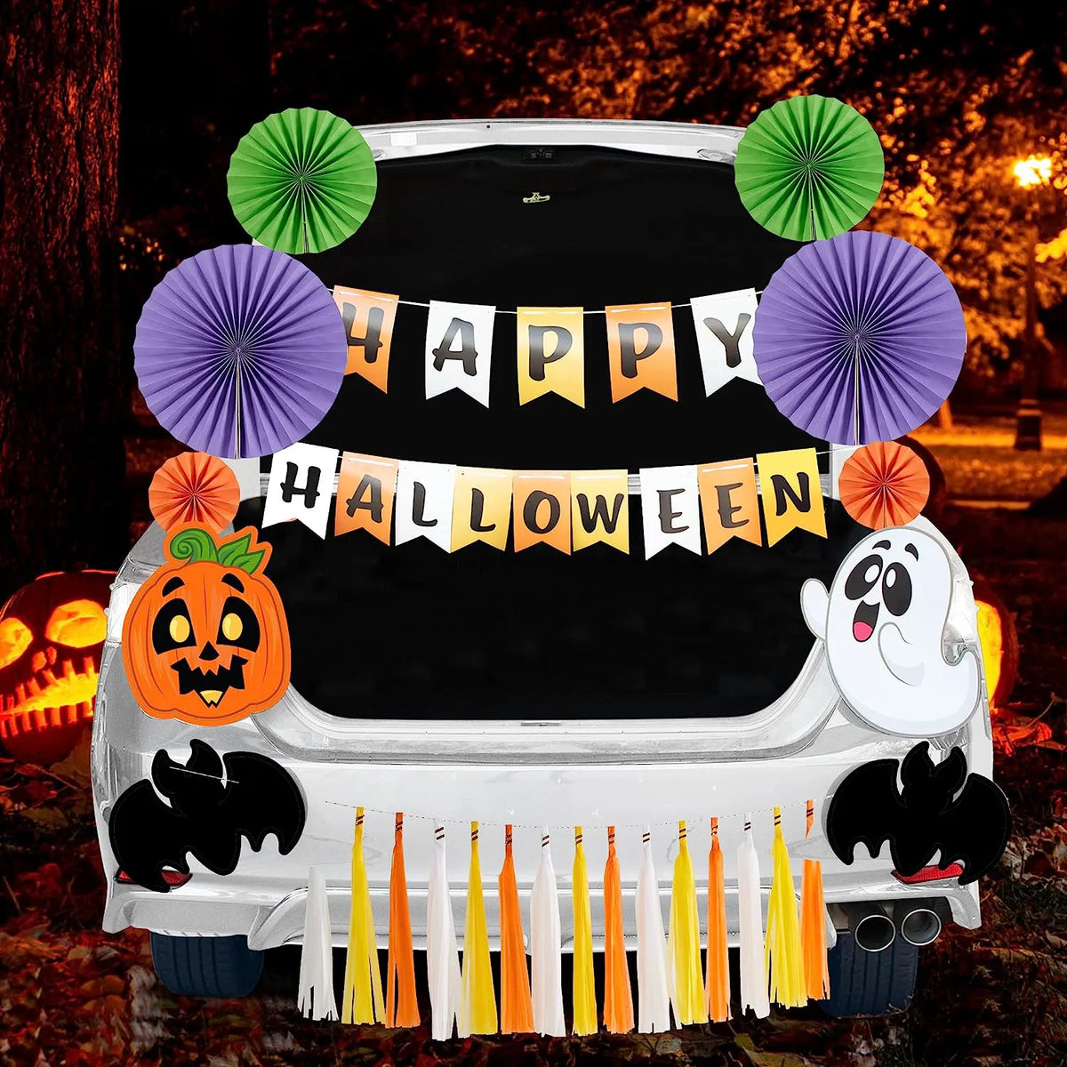 Trunk or Treat with Happy Halloween Theme