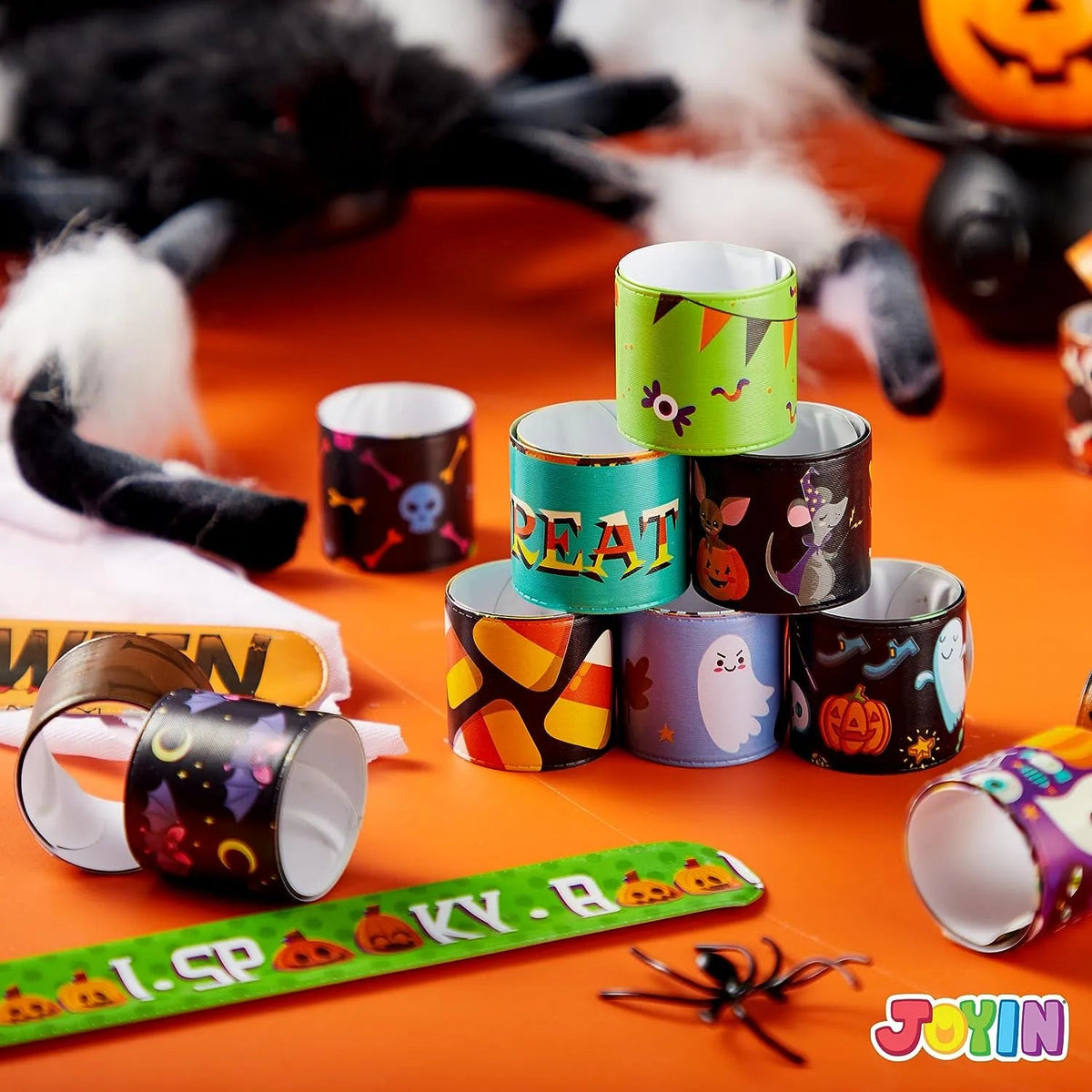 Halloween Slap Bracelets (72-Pack)