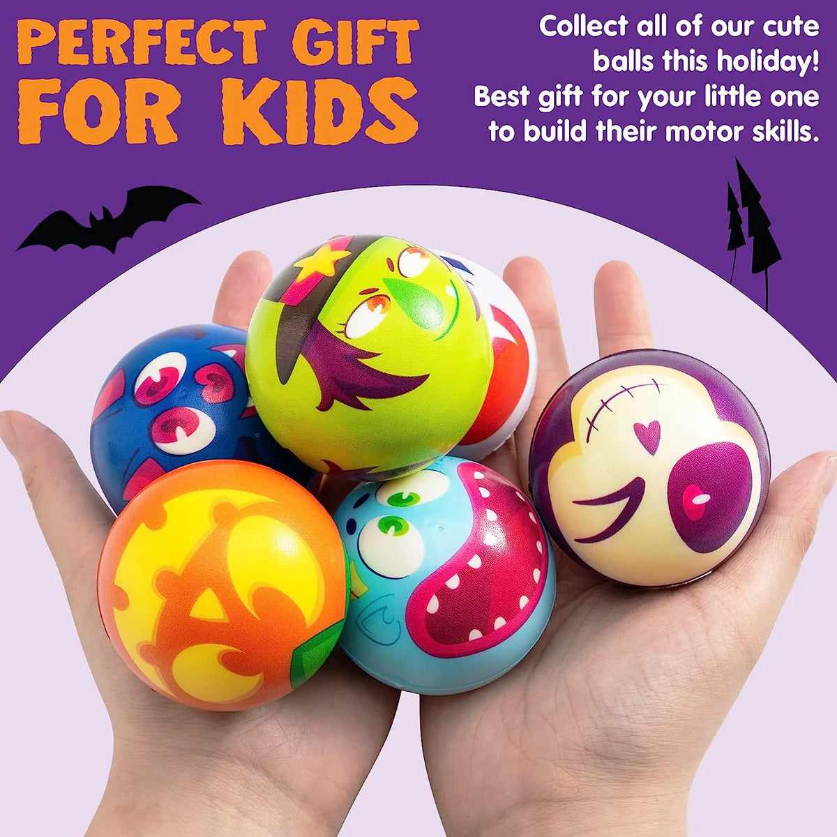 24 Halloween-Themed Stress Balls