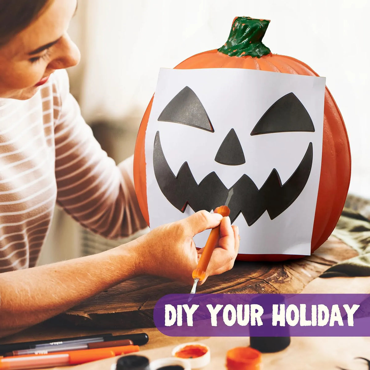 14-Piece Halloween Pumpkin Carving Kit