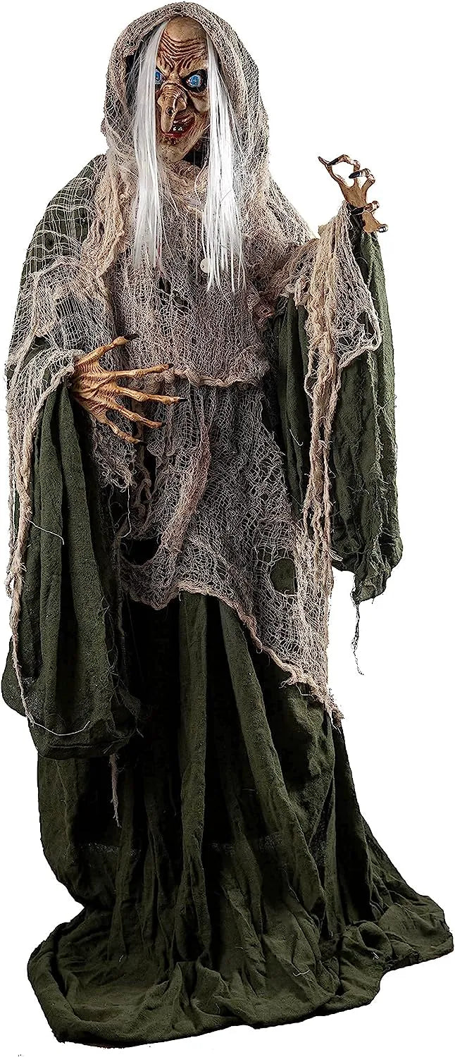 68-Inch Animated Witch Decoration
