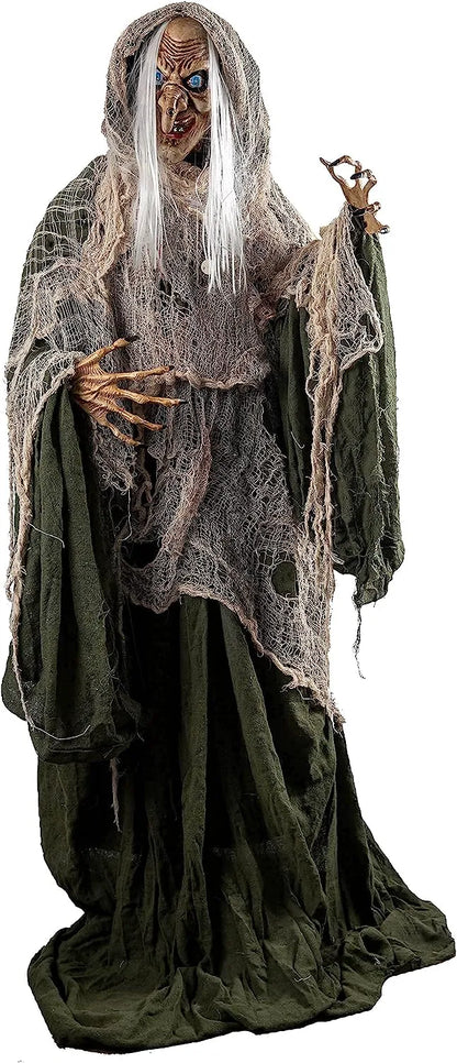 68-Inch Animated Witch Decoration
