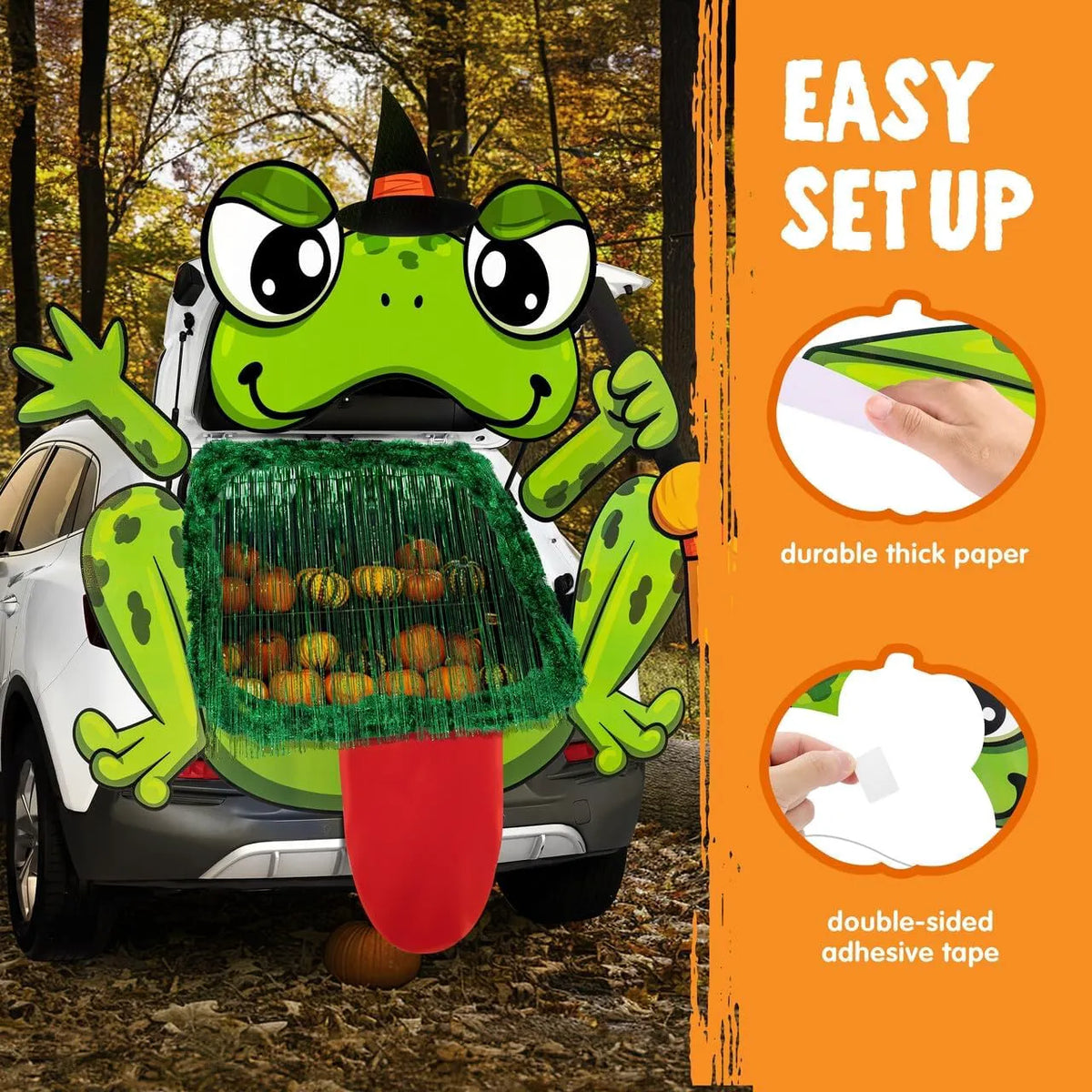 Frog Trunk or Treat Car Decoration Kit