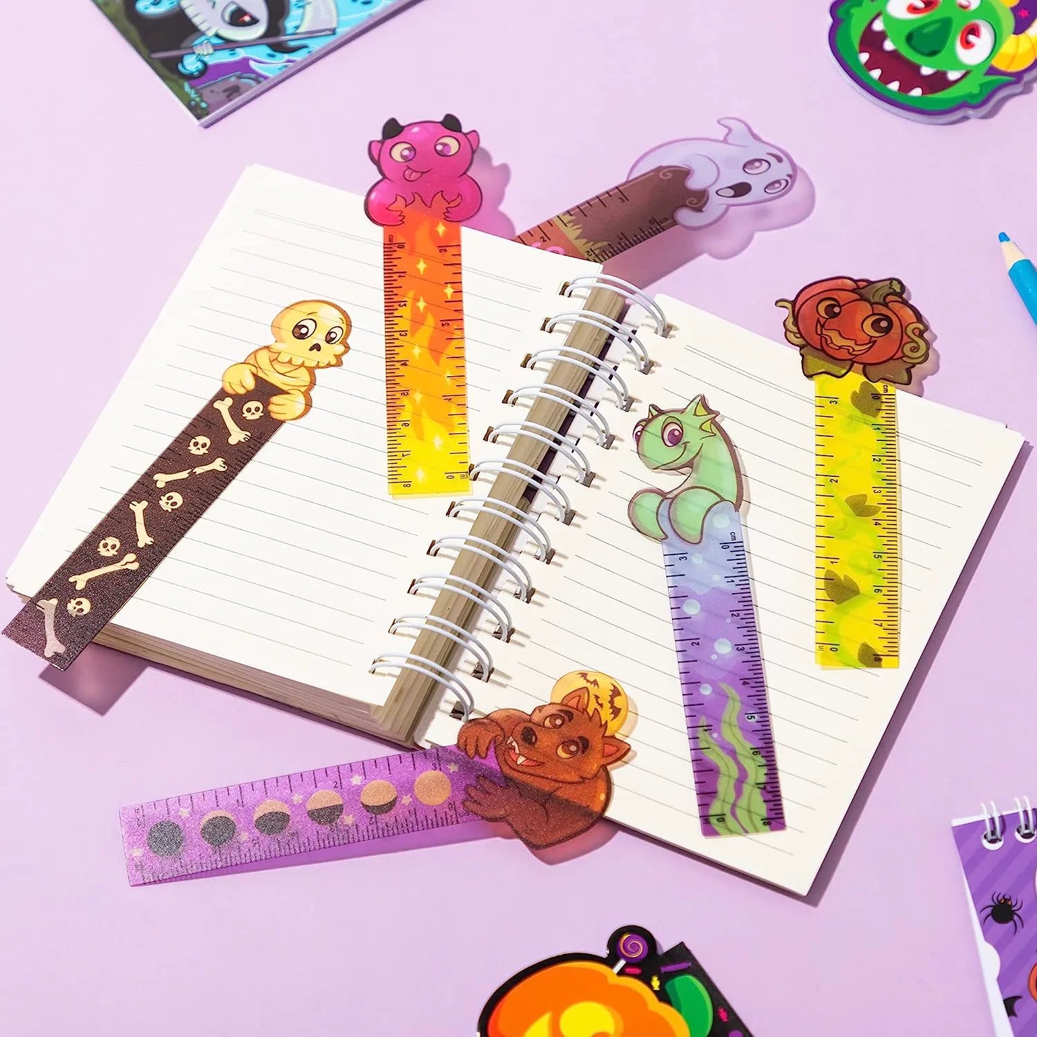 Halloween Bookmark Rulers (144-Pack)