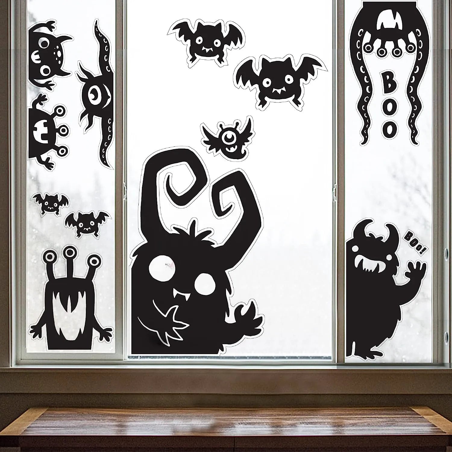 Halloween Window Clings (Monster)