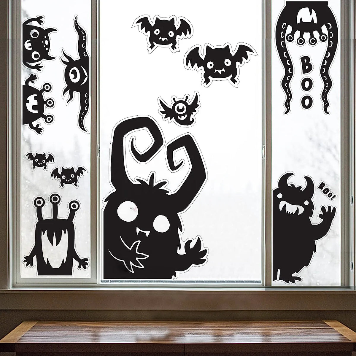 Halloween Window Clings (Monster)
