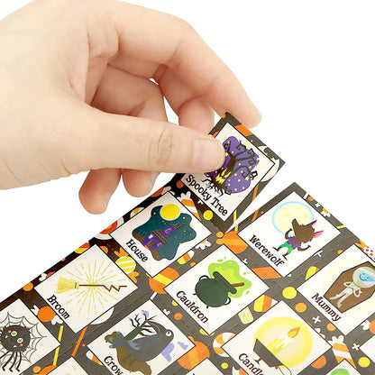 Halloween Bingo Game Cards for 28 Players