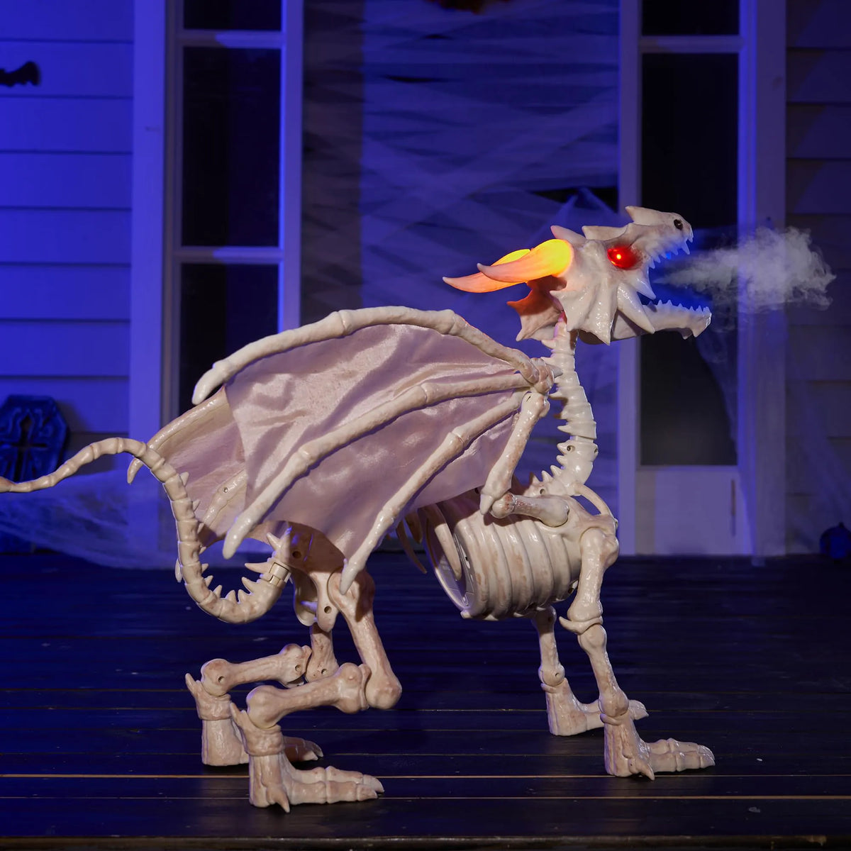 Spooky Dragon Skeleton Halloween Decoration