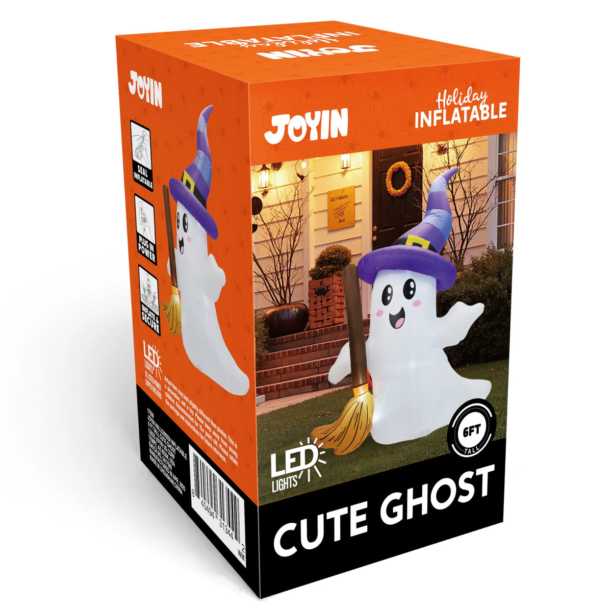 6FT Halloween Inflatable Ghost Outdoor Decoration