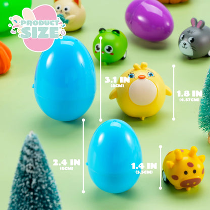 12 Prefilled Easter Eggs with Toys