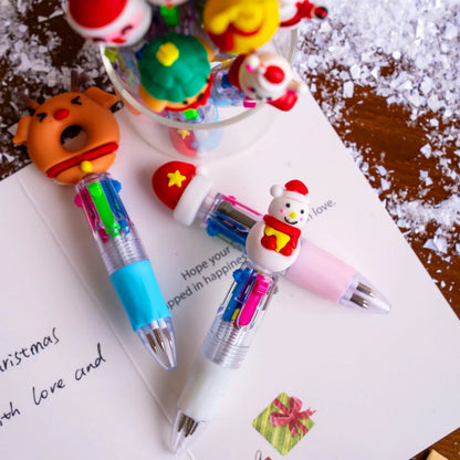 24 Pack Christmas Multicolor Pens for Kids
