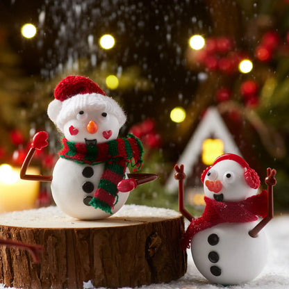 DIY Snowman Craft Kit, 24 Pack Christmas Build Your Own Snowman