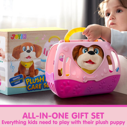 Puppy Play Toy with Carrier & Accessories for Toddlers