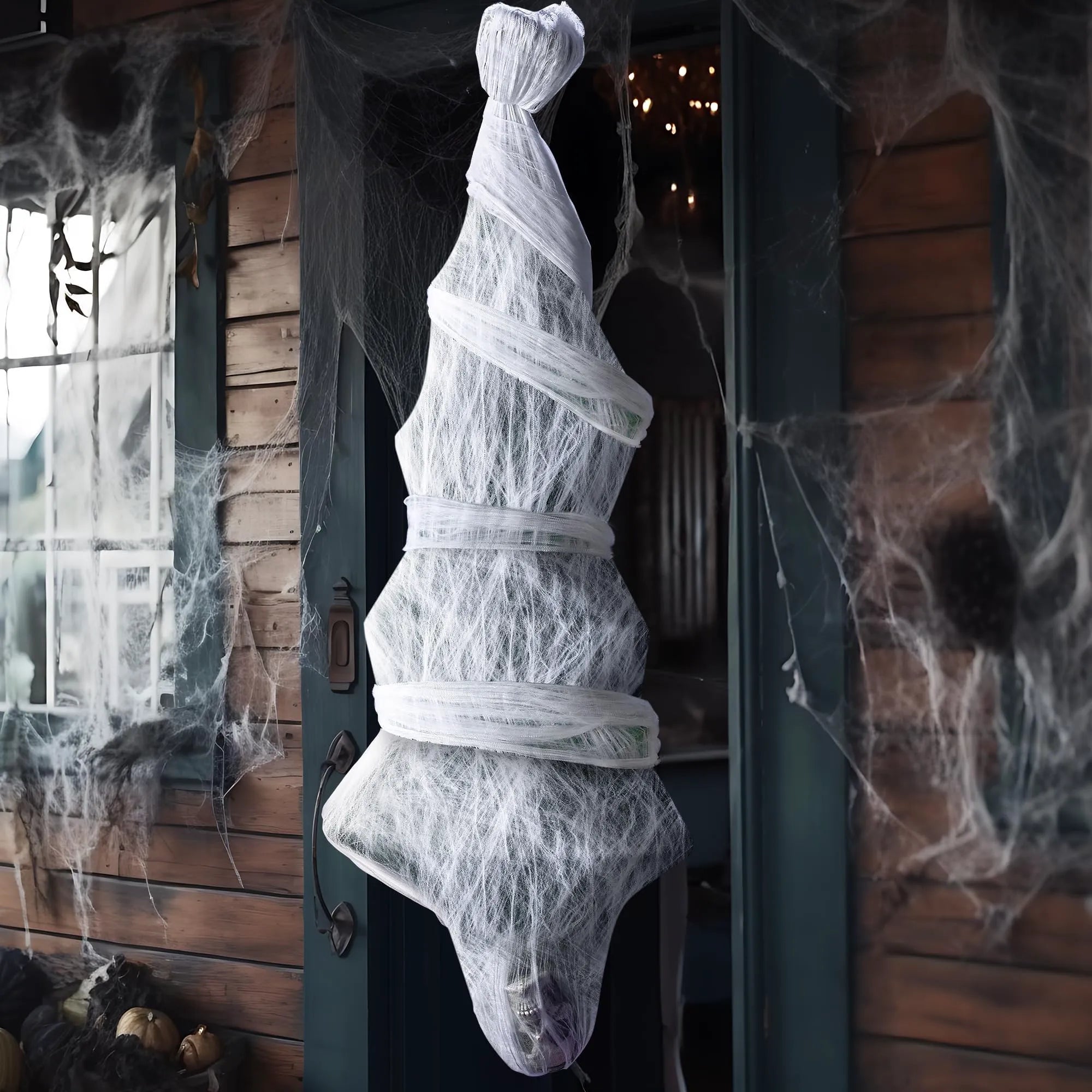 72-Inch Halloween Hanging Cocoon Corpse Outdoor Decoration