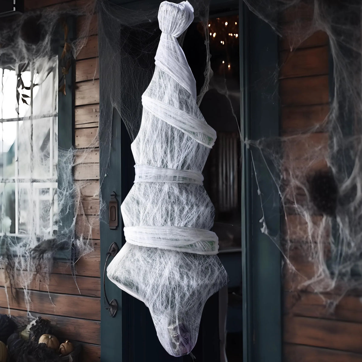 72-Inch Halloween Hanging Cocoon Corpse Outdoor Decoration