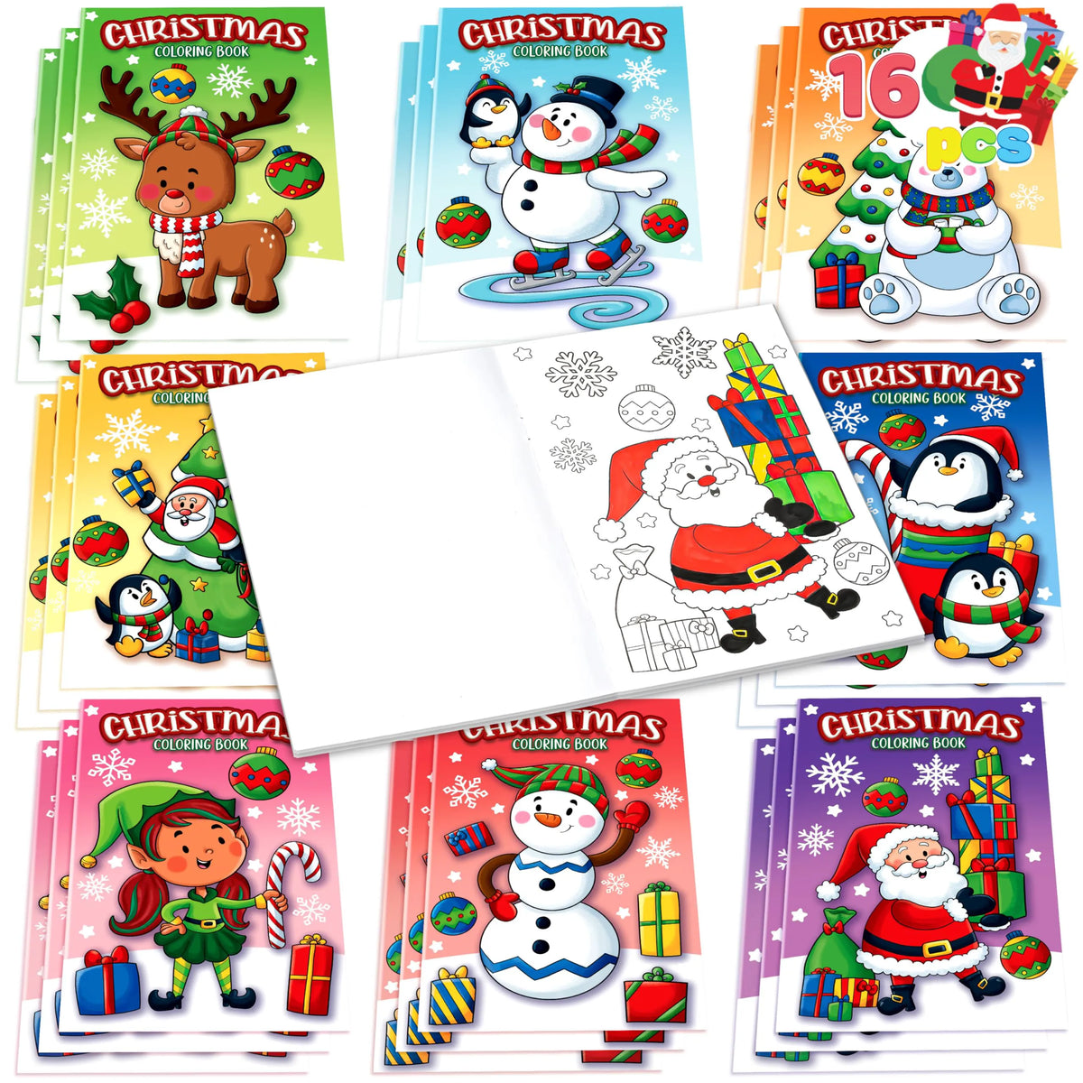16 Christmas Coloring Books for Kids