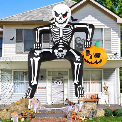 8.5ft Halloween Inflatable Skeleton Decoration