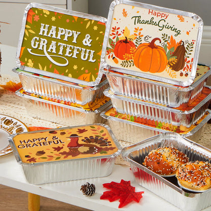 24-Pack Thanksgiving Leftover Containers with Lids